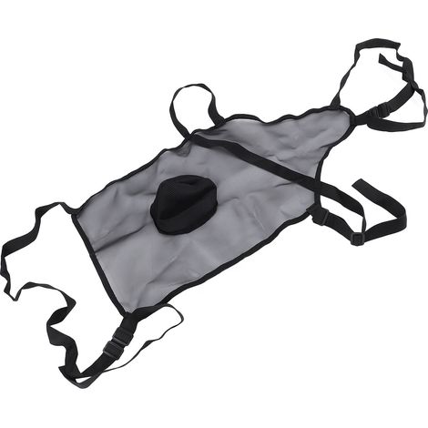 Tablier anti-accouplement pour brebis et chèvres, en tissu respirant, résistant à l'usure et durable, noir. (1/5)
