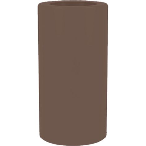 PALMA 70 Runder und hoher Blumenkasten für drinnen und draußen Für Pflanzen und Blumen Sehr wetterbeständig. Hergestellt aus Polyethylen in Spanien (1/5)