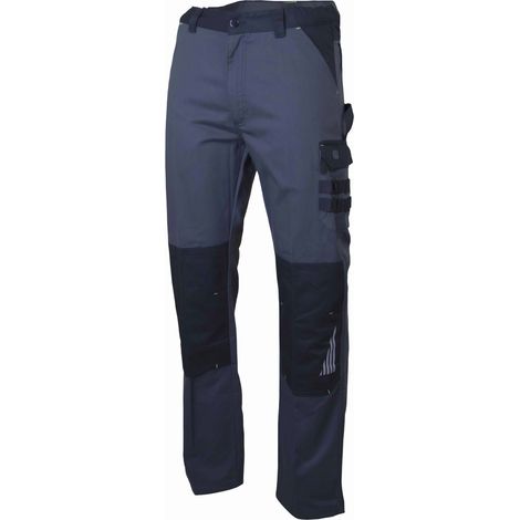 Pantalon De Travail Multipoche Gris Et Noir Sulfate Taille 52 - Lma
