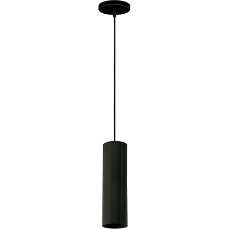 Lampadario Pendel Tube 25 in metallo Nero a sospensione 1 x Gu10 Novaline (1/3)