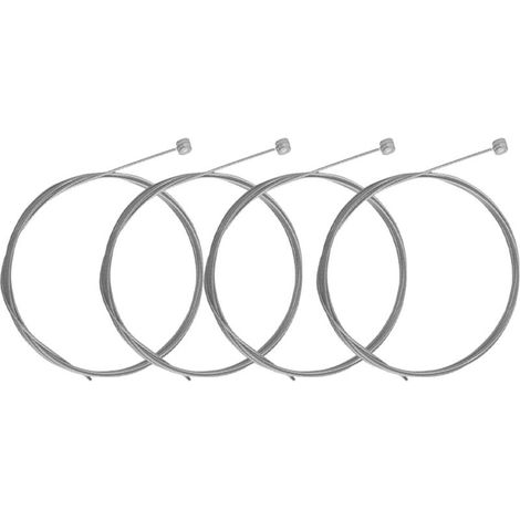 Fahrradbremszüge, 4-teiliges Universal-Fahrradbremszugset, Vorder- und Hinterradbremszüge, Mountainbike-Bremszugset, geeignet für Mountainbikes und Rennräder (1/4)