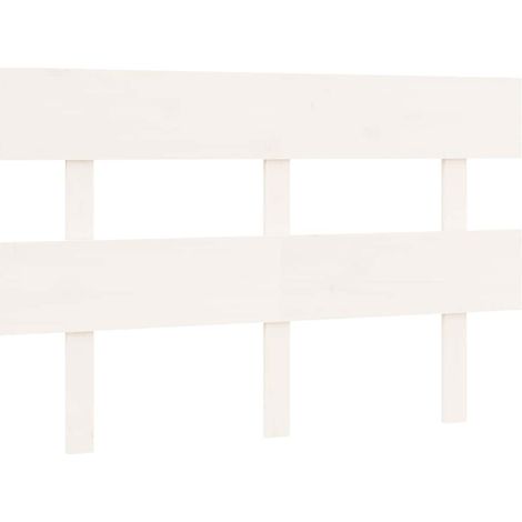 Maison Exclusive - Cabecero de cama madera maciza de pino blanco (1/5)