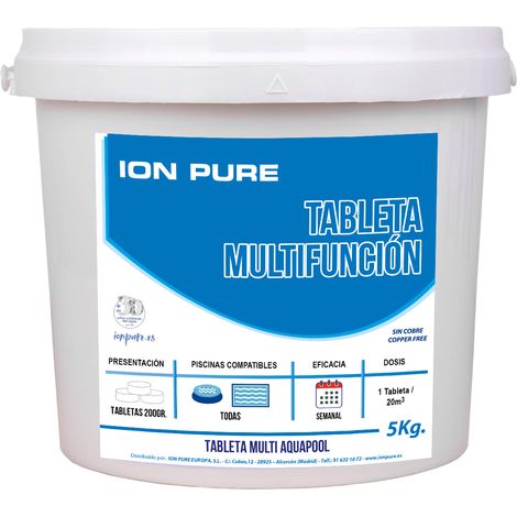 Cloro lento en tabletas - 200 g 25 kg