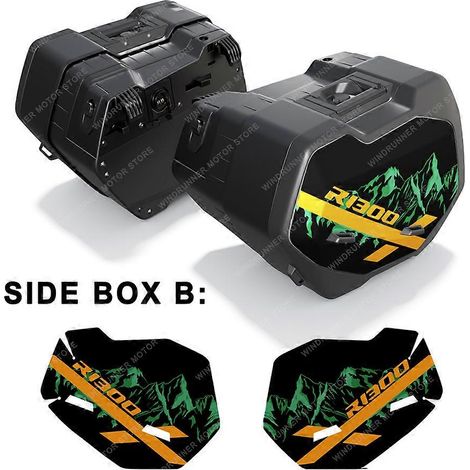 Se aplica a las pegatinas protectoras para maletas de motocicleta BMW R1300GS R 1300 GS 2023-2024 R 1300GS Trophy Option 719 Triple Black (lado B) (1/5)