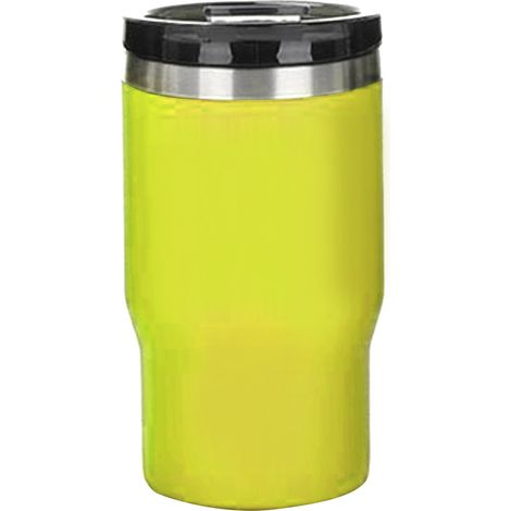 Isolierter Dosenkühler aus Edelstahl 304 für 14-Unzen-Dosen (ca. 400 ml) – ideal für unterwegs und im Auto – Gelb (1/5)