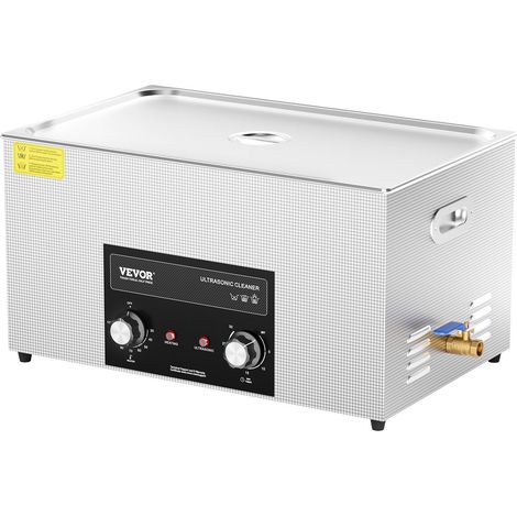 Nettoyeur Ultrasonique 22L avec Chauffage et Minuterie, 480W, Panier Inclus, pour Pièces Mécaniques et Outils (1/5)