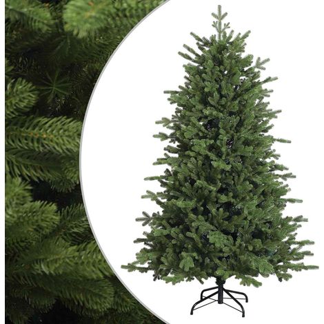 Artificial Hinged Christmas Tree 150 cm PVC and Metal Green vidaXL (1/5)