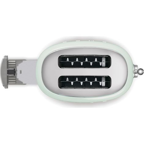 Tostador 2 ranuras 950W Smeg TSF01PGEU50 Style verde pastel