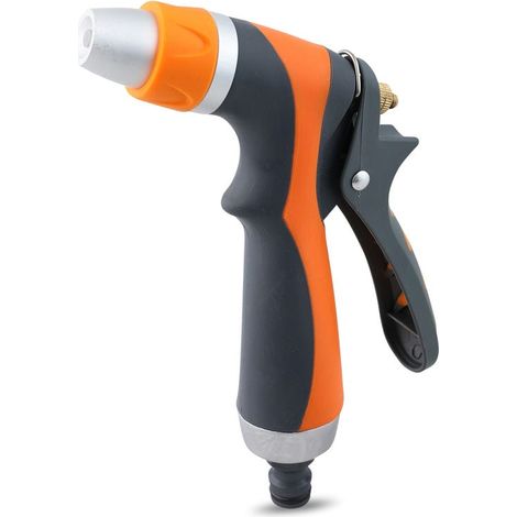 Pistola de riego AKHUO ajustable boquilla metálica (1/2)