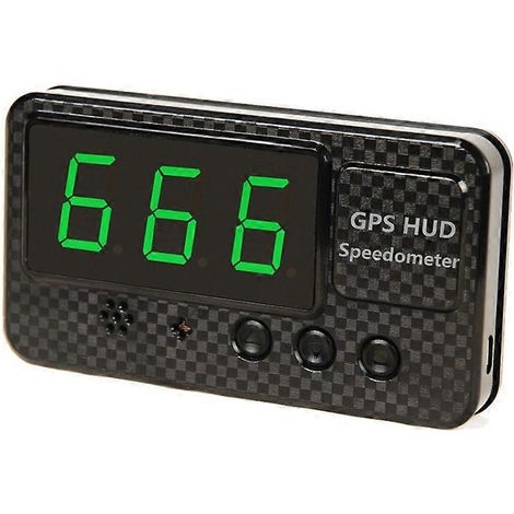 Compteur de vitesse GPS pour voiture avec boussole et écran de 3 pouces, projecteur de vitesse et avertisseur de survitesse (1/5)