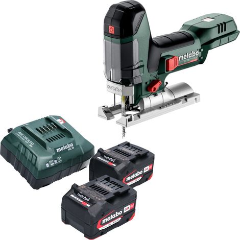 Metabo ST 18 LT 130 BL Scie sauteuse sans fil 18 V 130 mm Brushless + 2x batterie 4,0 Ah + chargeur