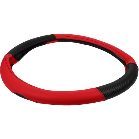Housse de volant universelle quatre saisons pour voiture, 1 pièce, protection antidérapante-38X38CM-Red