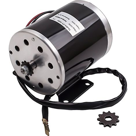 500W DC24V Motor Eléctrico Cepillado Con Soporte para Go-kart DIY Scooter E Bike (1/5)