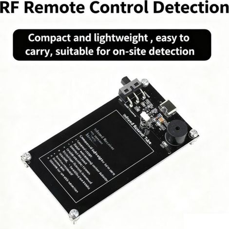 Module Detecteur De Telecommande Infrarouge Et Radiofrequence - 5 V Cc - Interface Type C - Pour Test Telecommandes Electromenagers Volets Roulants Vehicules Electriques - 1 Unite (1/5)