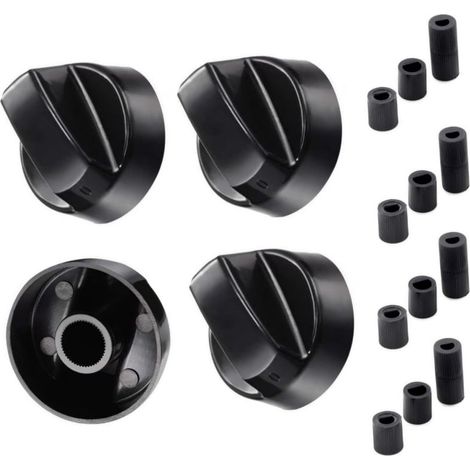 Bouton Plaque de Cuisson,4pcs Boutons de Commande Universels,Bouton de Cuisinière,Bouton pour Réchaud à Gaz,pour Presque Toutes Les Cuisinières,Plaques de Cuisson,Four,Cuisinière à Gaz (1/5)