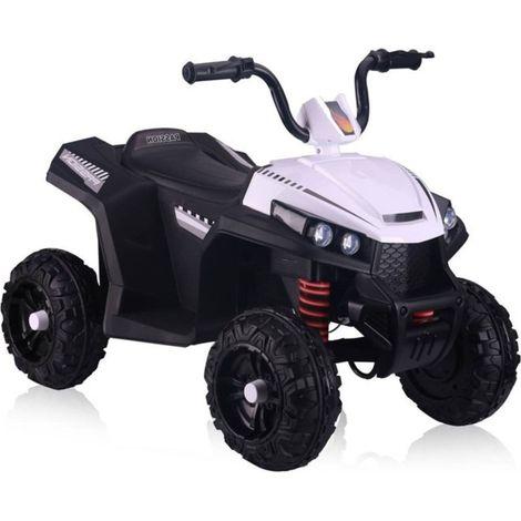S601 Quad fuoristrada a batteria con ruote in EVA e luci a LED, colore bianco (1/5)