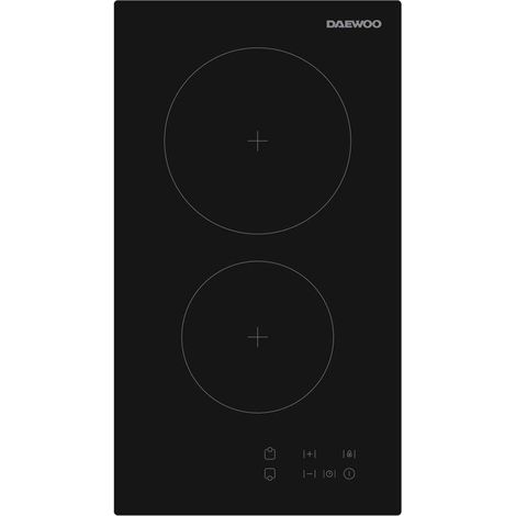 Piastra di cottura in vetroceramica - DAEWOO - 2 fuochi - 30 cm - BH3VTF19BNM - Nero