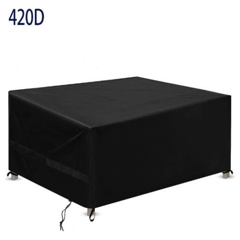 Green Mobility-Housse Salon de Jardin, Housse De Protection Salon De Jardin Imperméable, Respirante, Coupe-Vent, Anti-UV, Housse Protection Oxford 420D Bache Table De Jardin Exterieur——180×120×74 (1/5)