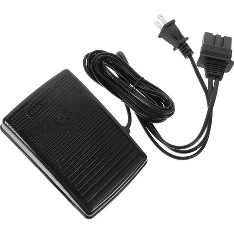 Pédale et Cordon d’Alimentation Compatibles Brother J00360051, 110V Prise US (1/5)