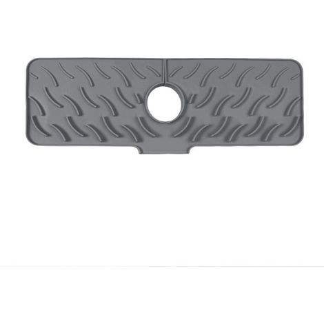 Alfombrilla de silicona para grifo  Alfombrilla de drenaje reutilizable de silicona para fregadero de cocina  Protector de encimera de, soporte para esponjas para, de cocina
