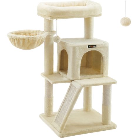 Arbre a chat - leobert - beige - 48 x 48 x 96 cm 211770172