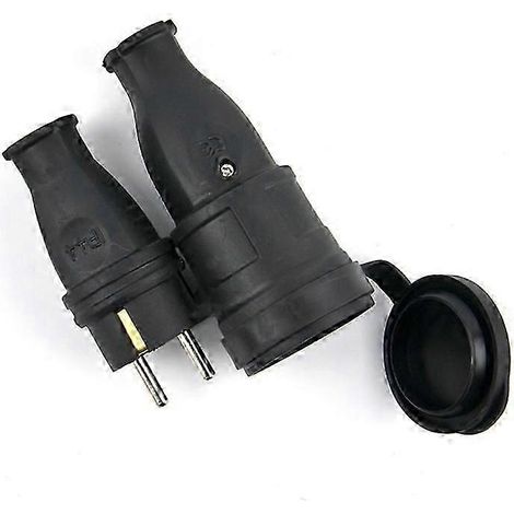 Connecteur d'alimentation électrique industriel mâle et femelle 16 A 220 V-250 V 2P+T IP44, conforme aux spécifications européennes (1/4)