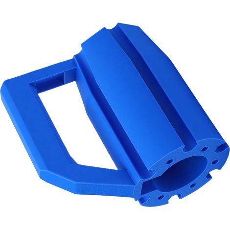 Support de rangement portable pour clubs de golf, avec emplacements individuels pour une visibilité optimale, style tee décoratif bleu. (1/5)