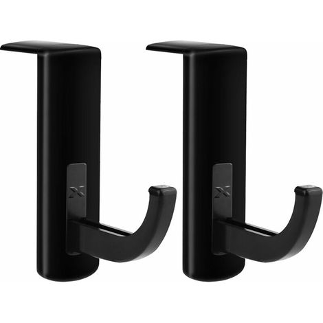 4 Pack Adhesive Headphone Hooks, Black (1/5)