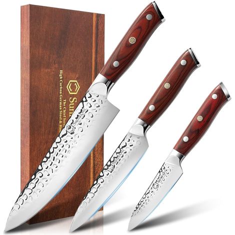 Couteaux de Cuisine Set Couteau Office Chef Universel en Acier Inoxydable Cuisine pour Viande Fruit Légume