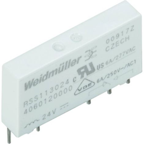 Weidmüller RSS112024 24VDC-REL1U Relè ad innesto 24 V/DC 6 A 1 scambio 20 pz.