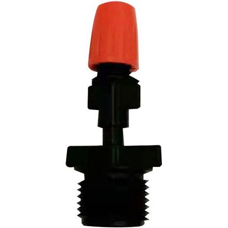 Kit de 20 buses d'arrosage réglables et étanches, raccord fileté mâle 4/8 mm pour irrigation de jardin, arrosage, refroidissement et dépoussiérage cour et toiture