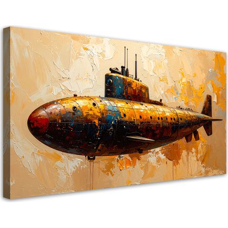 Wandbild U Boot 80x40 cm (1/5)