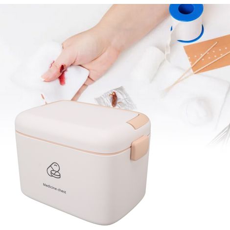 Boîte à pharmacie familiale, grande capacité, sac familial, petite trousse de premiers secours, ensemble complet de boîte à pharmacie, grande trousse de premiers secours, Modèle B (1/5)
