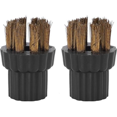 Brosse Balai Vapeur H2O Mop,Brosse X5 Ho2 Vapeur,H2O Mop X5 Accessoires,Tête De Brosse Pour Vadrouille À Vapeur,2 Pièces De Rechange Pour Tête De Brosse En Laiton,Accessoires Adaptés Pour Vadrouille À (1/5)