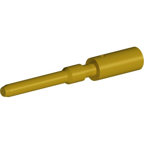 HUMMEL M12 Power Leistungs-Crimpkontakt Kontaktstift (M) 1,5mm² gold Werkstoff Messing (CuZn) - 1 Stück (1/2)