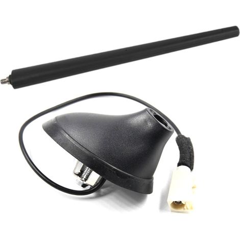 FM-/AM-Radioantenne 21 cm mit Befestigungsfuß für Fiat 500, Fiat 500 Abarth / 500X Abarth, Alfa Romeo Giulietta