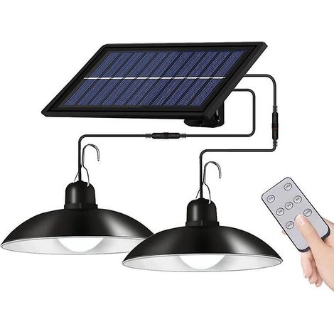 Wasserdichte Retro-LED-Solar-Hängelaterne mit Fernbedienung und 3 Helligkeitsstufen