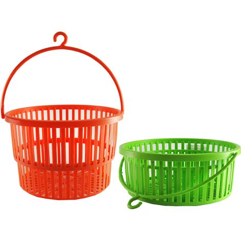 CESTINO MOLLETTE ALLUNGABILE IN PLASTICA CON MANGLIA E GANCIO (1/2)
