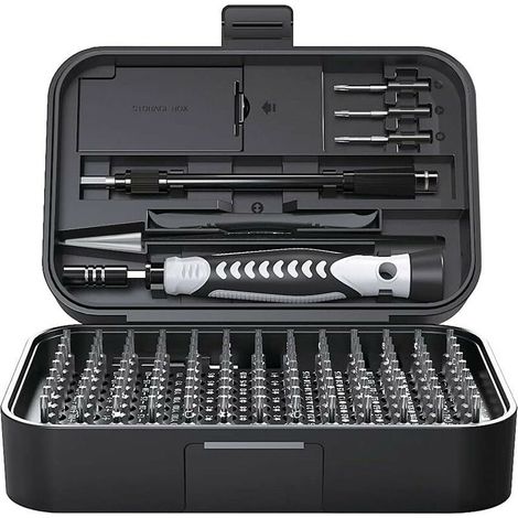 130 en 1 Tournevis de Precision, Portable Kit, Magnétique Outils de Réparation (1/5)