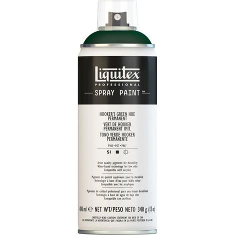 Peinture acrylique aérosol - LIQUITEX - Vert de Hooker - 400 ml - Professionnel (1/2)