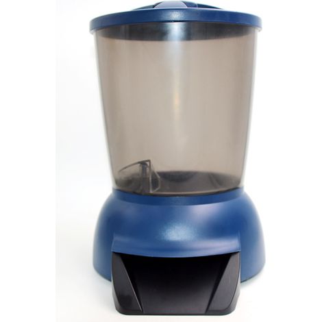 Distributeur automatique de nourriture  5 litres avec piles 1,5V et transformateur 12V, alimentation 6x par jour, temps d'alimentation et quantité réglables, affichage LED