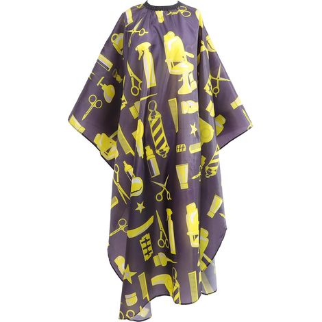 Unisex Waterproof Nylon Barber Cape for Salon and Home Use Size 62.20 x 140 cm for Hair Cutting and Colouring (1/5)