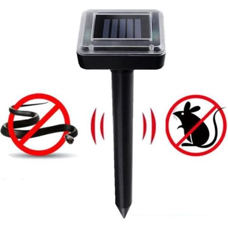 Elektronischer Solar-Ultraschall-Abwehr für Mäuse und Schlangen - Hochleistung für Hotel, Garten, Bauernhof (1/3)