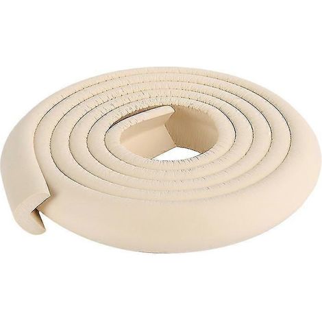 Kindersicherer Eckenschutz für Schreibtische, Schaumstoffstreifen-Beige
