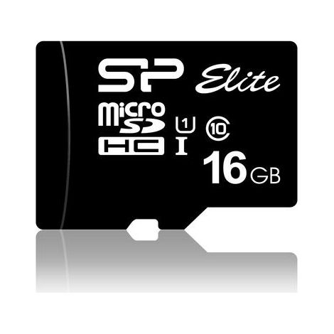 Tarjeta de Memoria Micro SD con Adaptador Silicon Power Elite 16 GB (1/4)