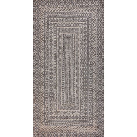 Teppich BAGLAR Grau 80 x 150 cm Jute