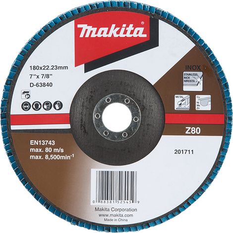 MAKITA D-63840 DISCO MIL HOJAS 180(G80) METAL
