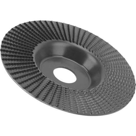 Disque de ponçage bois 125mm carbure de tungstène, meule façonnage pour travail du bois, accessoire noir (1/5)