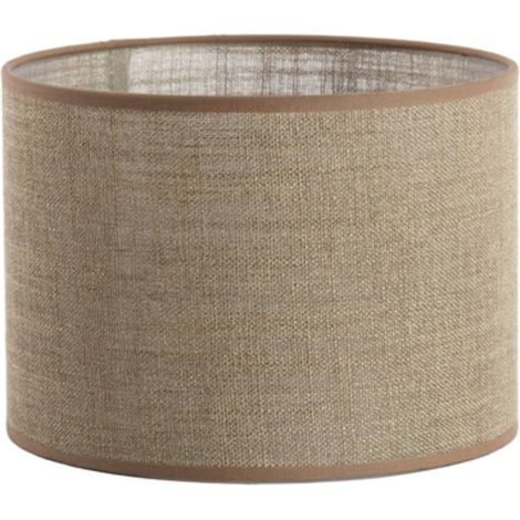 Light & Living - pantalla de lámpara - Caden - marrón - textil - (1/4)