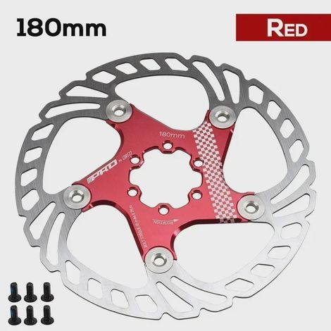 Disques de freins de vélo IIIPRO, 140/160/180 mm, 6 trous avec vis, adaptés aux freins hydrauliques. (1/5)